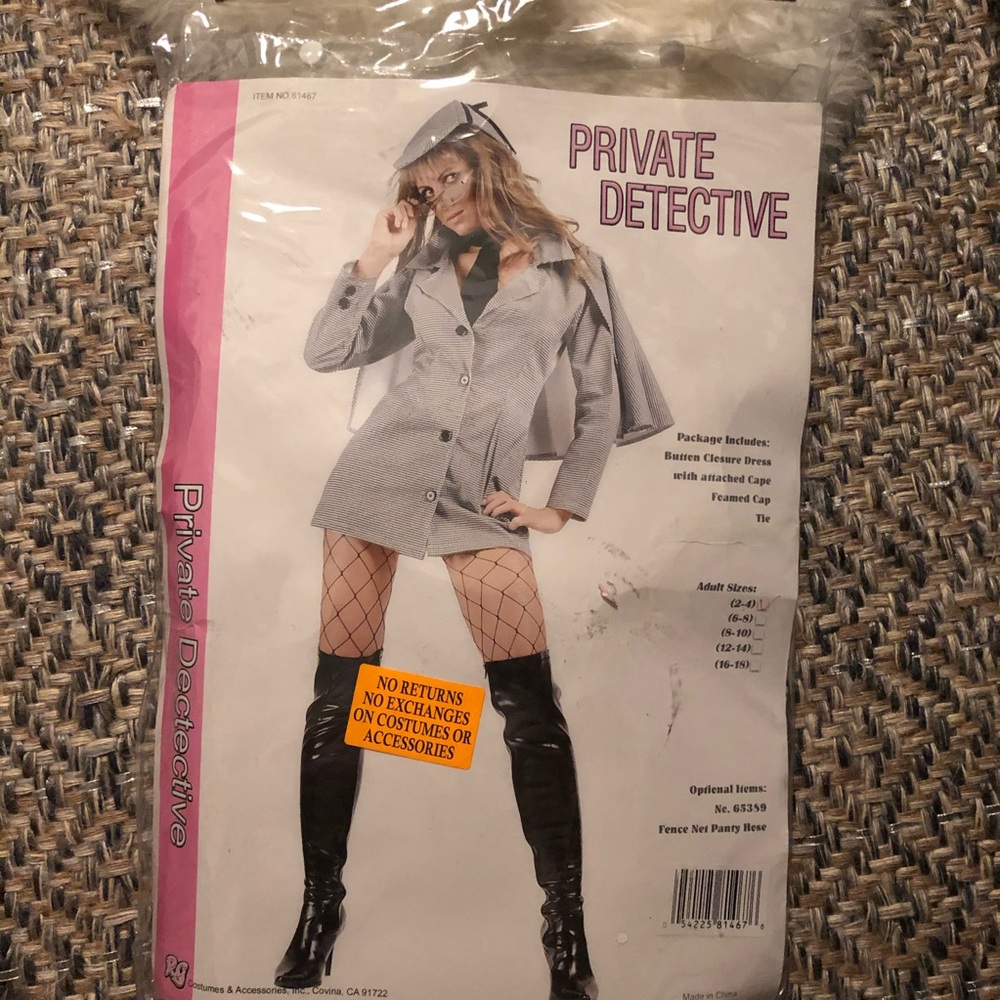 Private Detective Halloween Dress/Costume